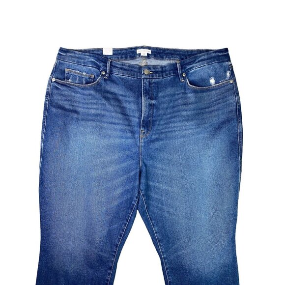 Good American Good Curve Straight Jean INDIGO264 Size‎ 24 - Picture 3 of 10